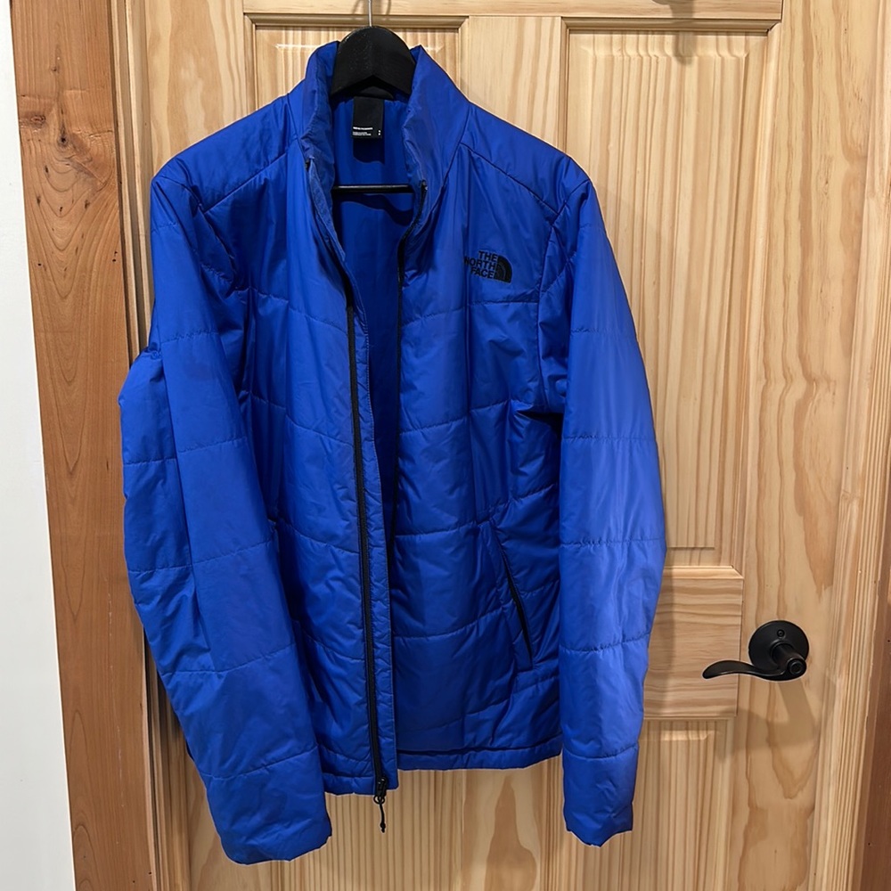 The North Face Blue Puffer Coat Size S